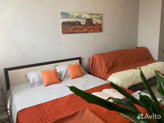 

1-к. квартира, 40 м², 2 кровати