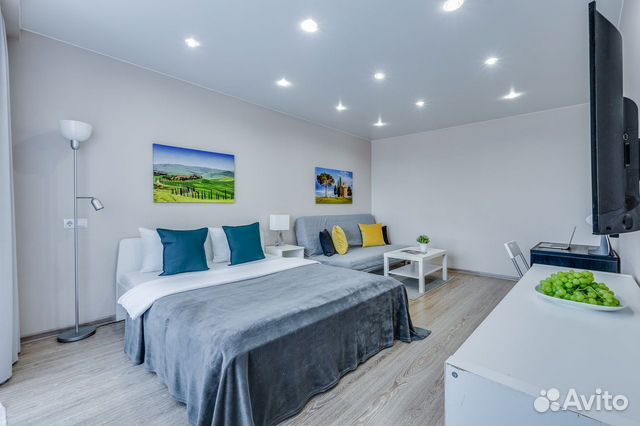

1-к. квартира, 40 м², 2 кровати