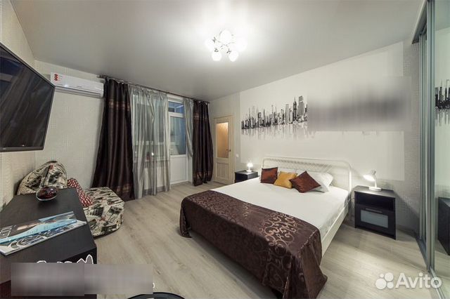 

1-к. квартира, 45 м², 2 кровати