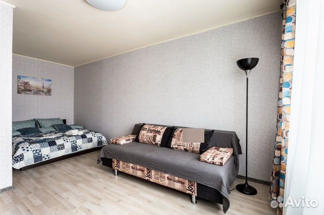 

1-к. квартира, 34 м², 2 кровати