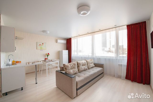 

Квартира-студия, 32 м², 2 кровати