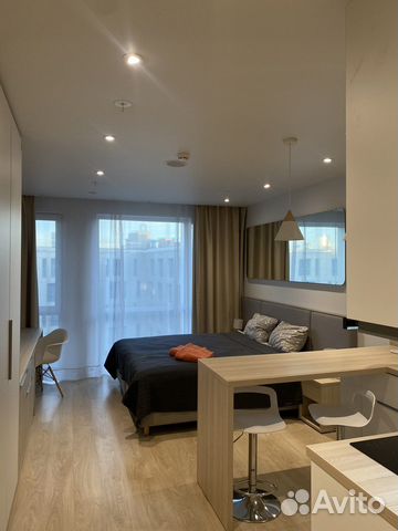 

Квартира-студия, 30 м², 1 кровать