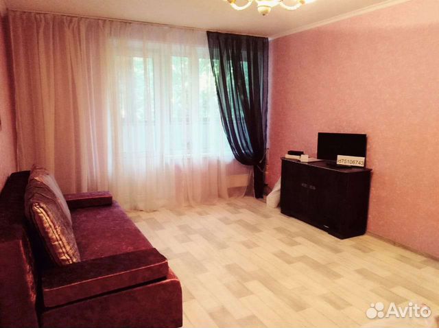 

1-к. квартира, 38 м², 2 кровати