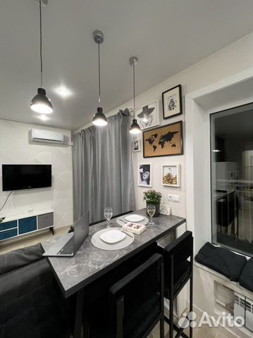

Квартира-студия, 33 м², 2 кровати