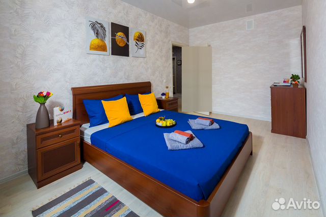 

1-к. квартира, 45,1 м², 2 кровати
