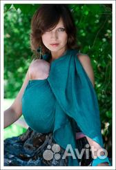 Слинг-шарф Ellevill Paisley Smaragd Слинг-шарф Ellevill Paisley Smaragd