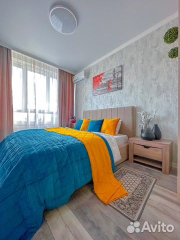 

Квартира-студия, 32 м², 2 кровати