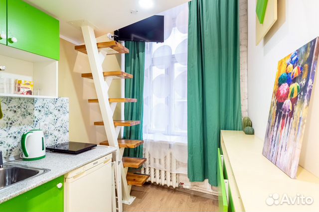 

Квартира-студия, 15 м², 2 кровати