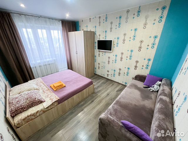 

1-к. квартира, 46 м², 3 кровати