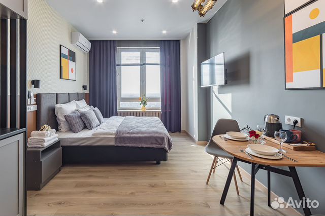 

Квартира-студия, 29 м², 1 кровать