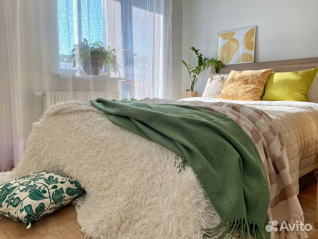 

1-к. квартира, 38 м², 2 кровати