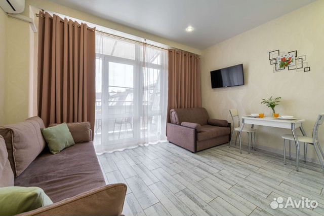 

Квартира-студия, 30 м², 2 кровати