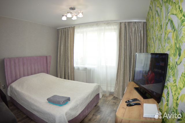 

Квартира-студия, 35 м², 2 кровати