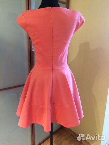 Платье лососевого цвета Topshop Платье лососевого цвета Topshop