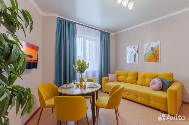 

1-к. квартира, 47 м², 3 кровати