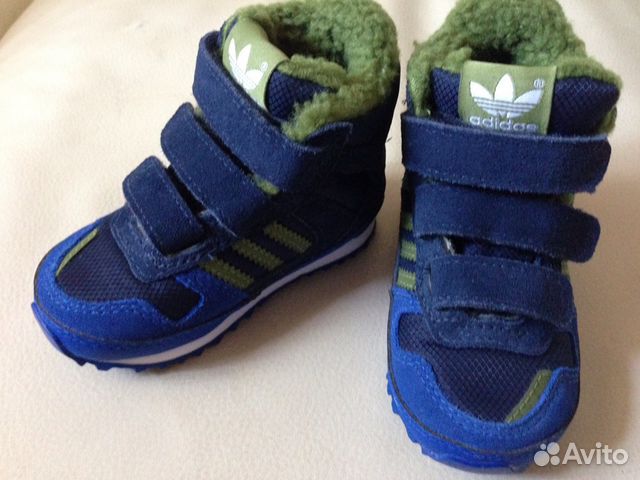 Высокие кроссовки ботинки Adidas утепленные