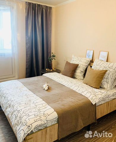 

1-к. квартира, 48 м², 3 кровати