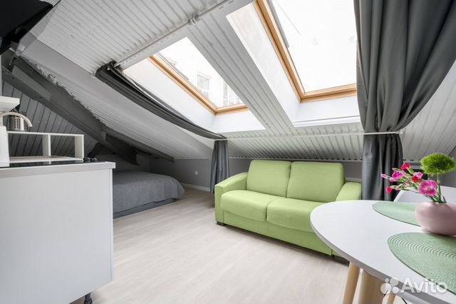 

Квартира-студия, 20 м², 2 кровати