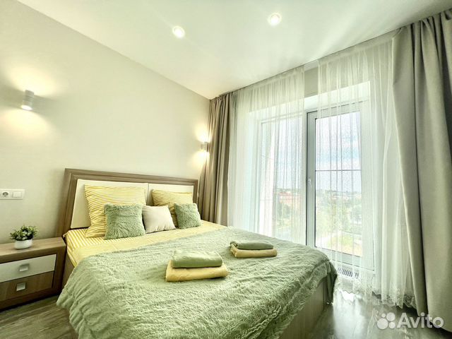

1-к. квартира, 46 м², 2 кровати
