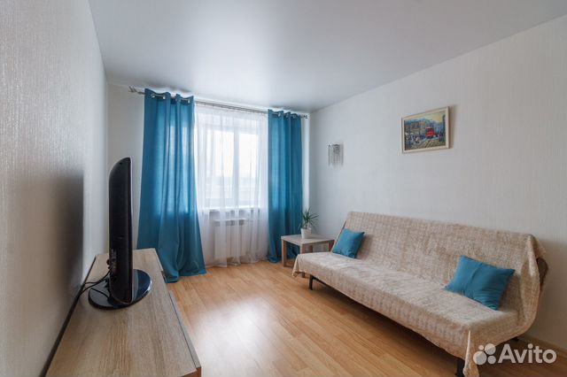 

1-к. квартира, 40 м², 2 кровати