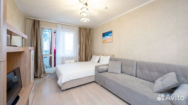 

1-к. квартира, 42 м², 2 кровати