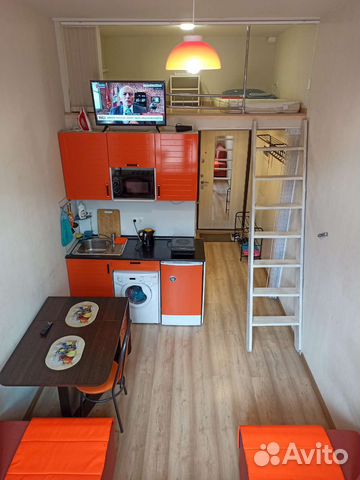 

Квартира-студия, 20 м², 4 кровати