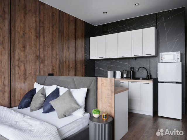 

Квартира-студия, 30 м², 2 кровати