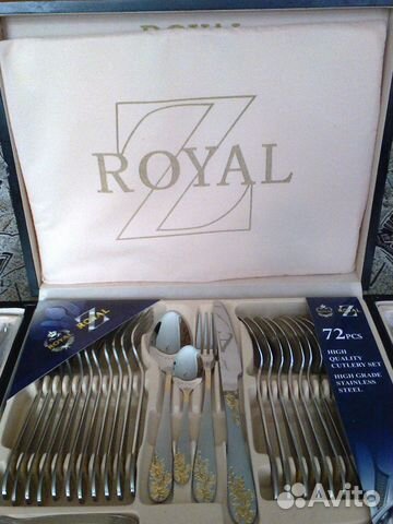 Набор ложек, вилок, ножей