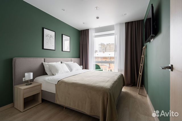 

1-к. квартира, 40 м², 2 кровати