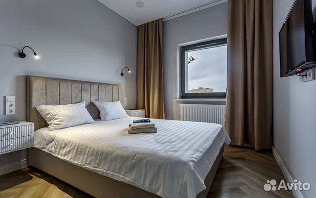 

1-к. квартира, 48 м², 2 кровати