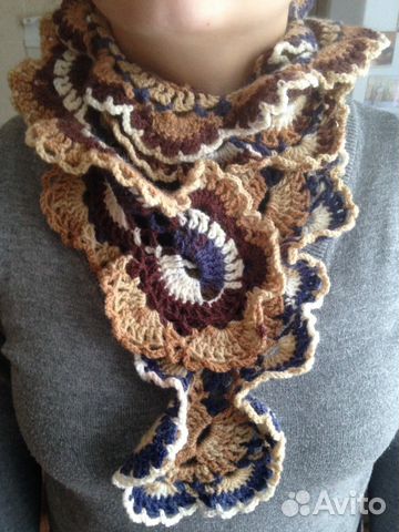 Вязаные шарфы(ручная работа)