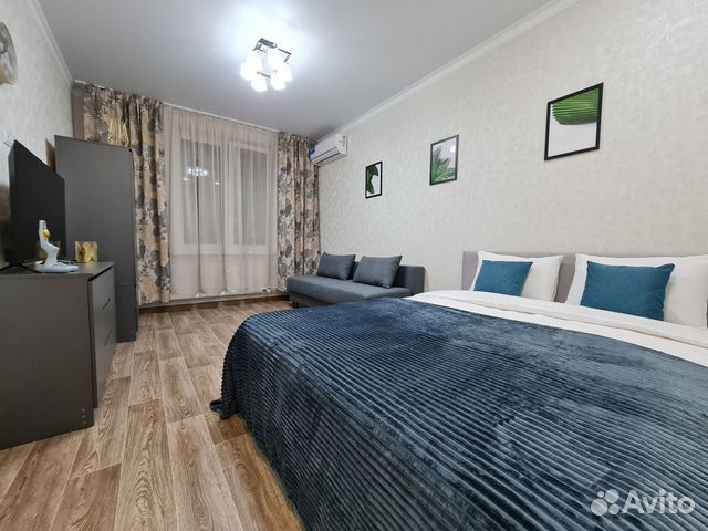 

1-к. квартира, 42 м², 2 кровати