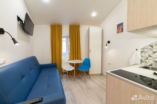 

Квартира-студия, 15 м², 2 кровати