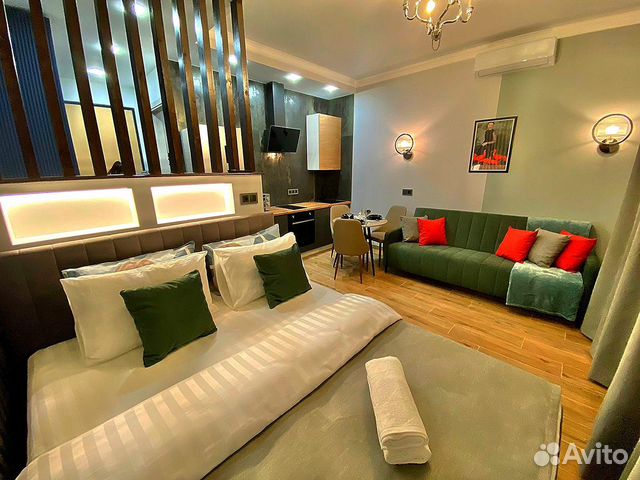 

Квартира-студия, 35 м², 2 кровати