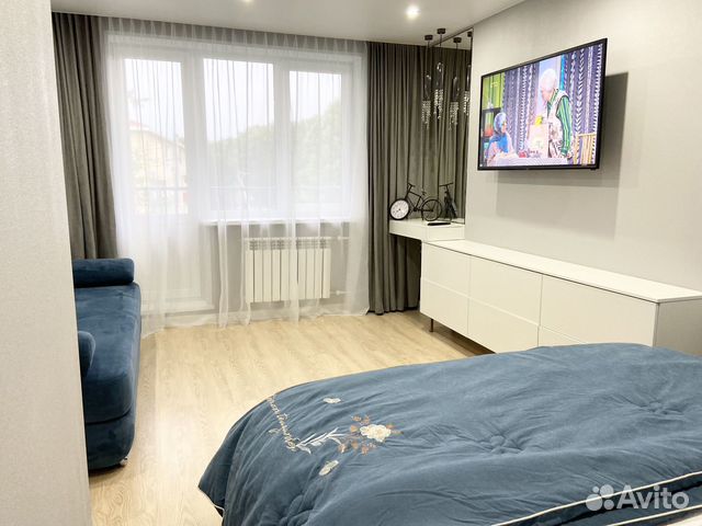 

1-к. квартира, 40 м², 2 кровати