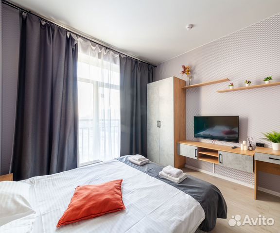 

Квартира-студия в апарт-отеле, 24 м², 1 кровать