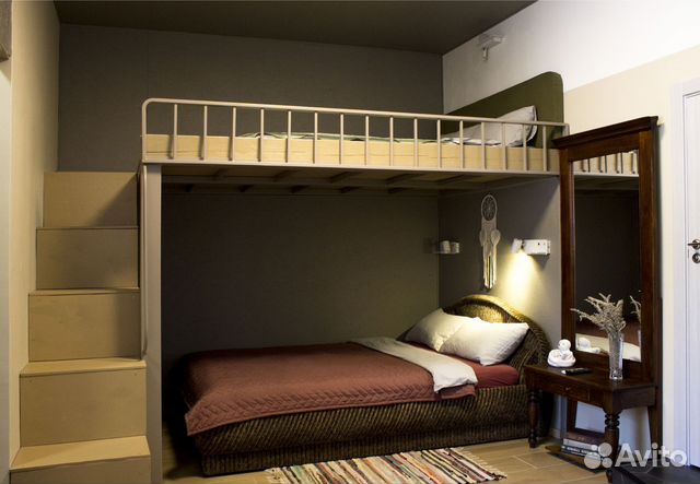 

Квартира-студия, 27 м², 2 кровати