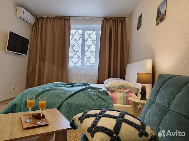 

1-к. квартира, 40 м², 2 кровати