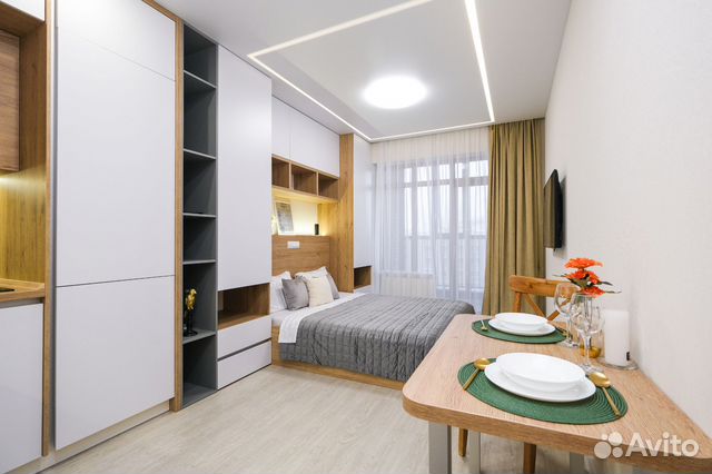

Квартира-студия, 25 м², 1 кровать