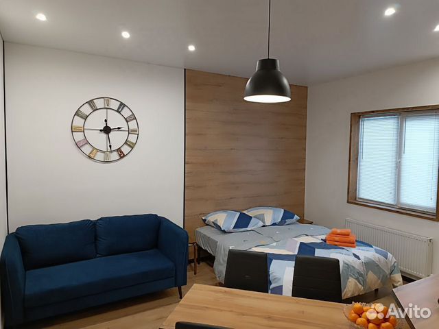 

Квартира-студия, 30 м², 1 кровать