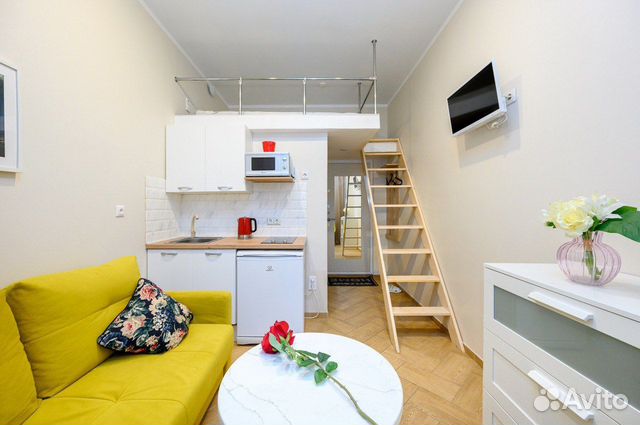 

Квартира-студия, 15 м², 2 кровати