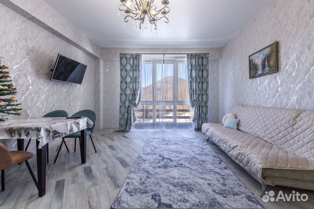 

1-к. квартира, 55 м², 2 кровати