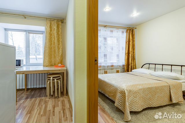 

1-к. квартира, 25 м², 2 кровати