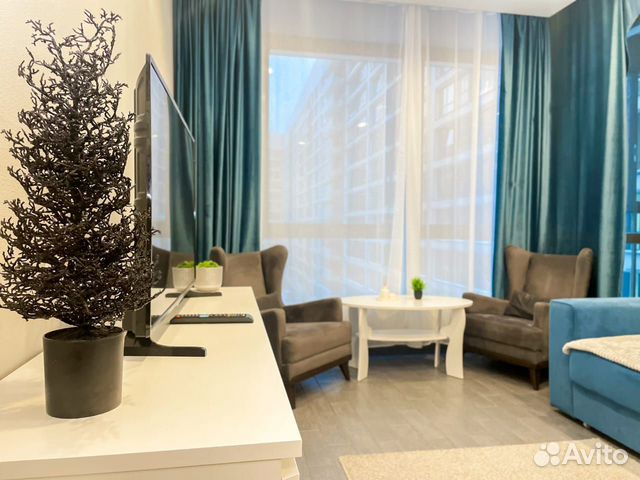 

1-к. квартира в апарт-отеле, 47 м², 3 кровати