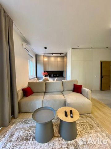 

1-к. квартира, 44 м², 2 кровати