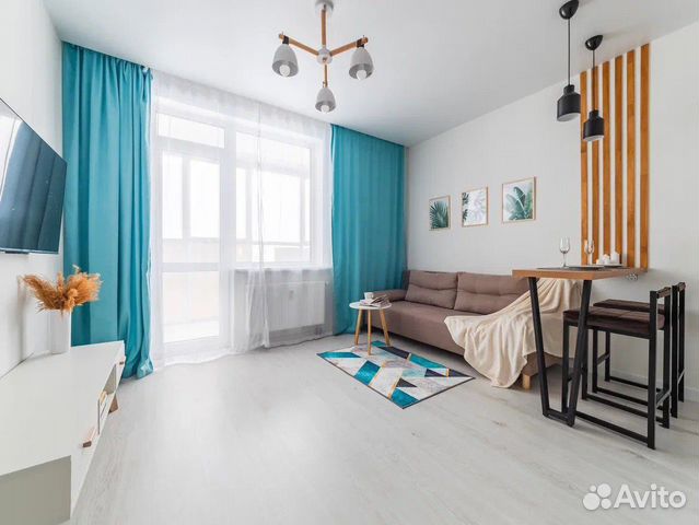 

Квартира-студия, 27 м², 2 кровати