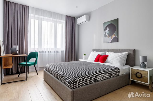 

1-к. квартира, 41 м², 2 кровати