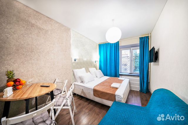 

Квартира-студия, 24 м², 2 кровати