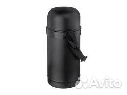 Термос металлический литровый широкий, 27401