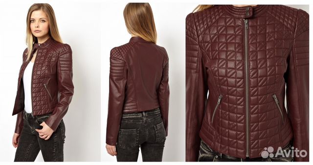 Новая куртка из натуральной кожи ASOS размер XS Новая куртка из натуральной кожи ASOS размер XS